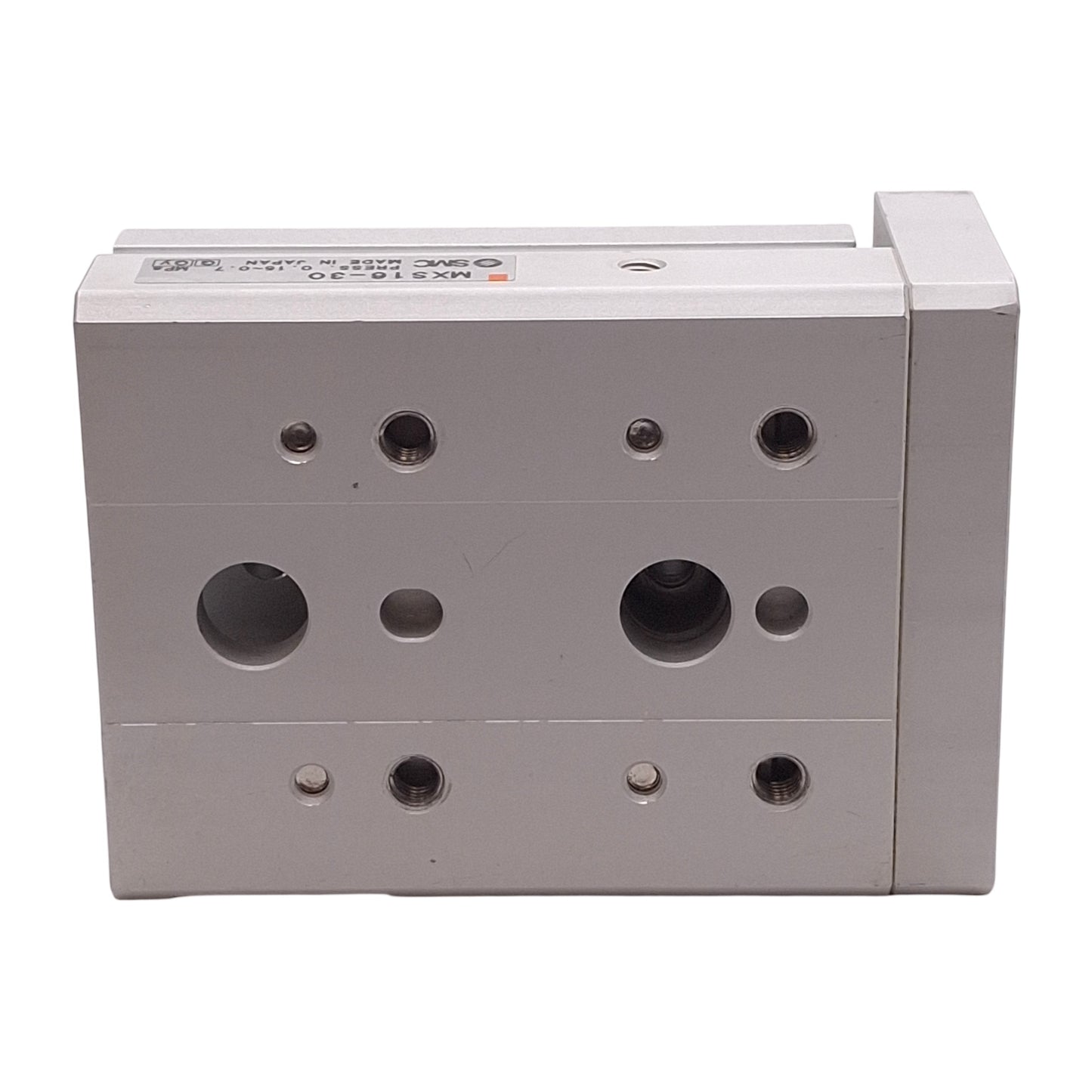 Used SMC MXS16-30 Slide Table, ø16mm Bore, 30mm Stroke, 0.15-0.7MPa, M5x0.8 Ports