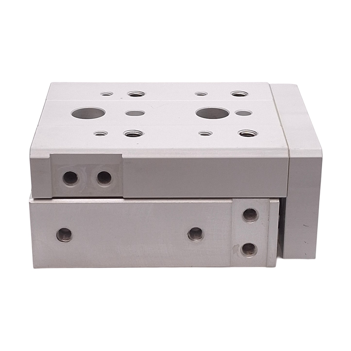 Used SMC MXS16-30 Slide Table, ø16mm Bore, 30mm Stroke, 0.15-0.7MPa, M5x0.8 Ports