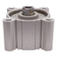 Used SMC CDQ2A80-5DZ Compact Cylinder, ø80mm Bore, 5mm Stroke, 1.0MPa, Rc3/8