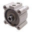 Used SMC CDQ2A80-5DZ Compact Cylinder, ø80mm Bore, 5mm Stroke, 1.0MPa, Rc3/8