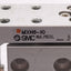 Used SMC MXH6-10 Pneumatic Slide Table, ø6mm Bore, 10mm Stroke, 0.7MPa, M5x0.8 Ports