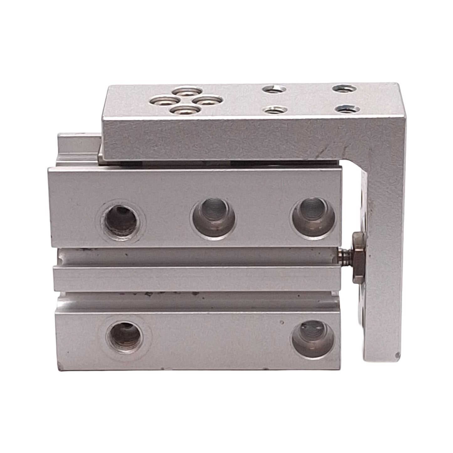 Used SMC MXH6-10 Pneumatic Slide Table, ø6mm Bore, 10mm Stroke, 0.7MPa, M5x0.8 Ports
