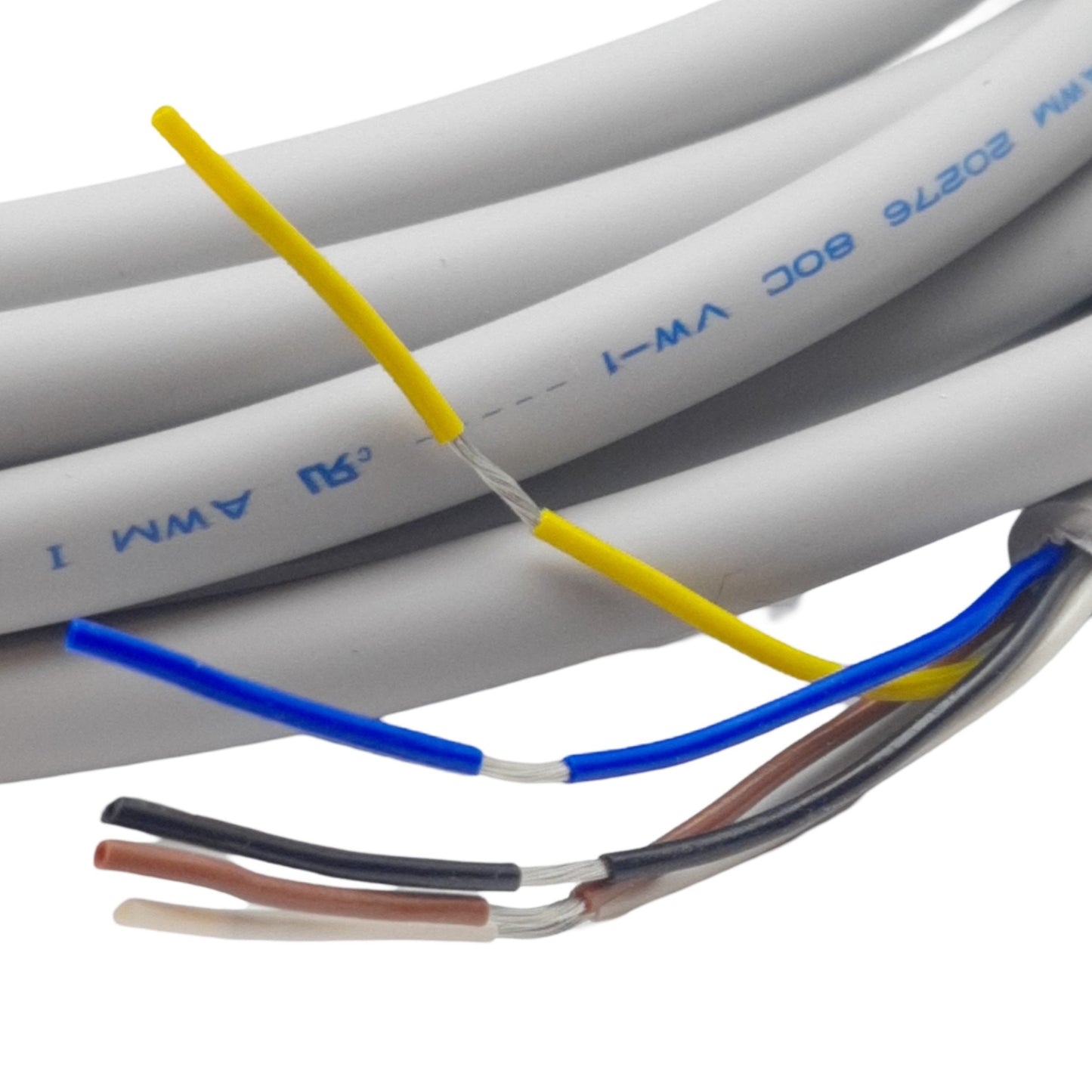 New Omron F39-JG3A-L Cordset, M12 5-Pin Straight Female to Flying Leads, 24VDC, 3m