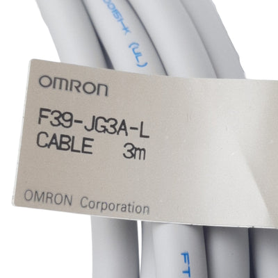 New Omron F39-JG3A-L Cordset, M12 5-Pin Straight Female to Flying Leads, 24VDC, 3m