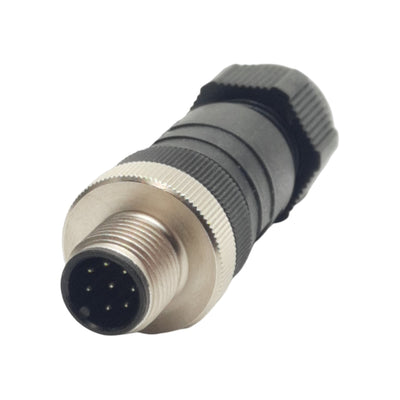 New Lumberg Automation RSC 8/9 Sensor Connector, M12 8-Pin Male, 30VAC/VDC 2A