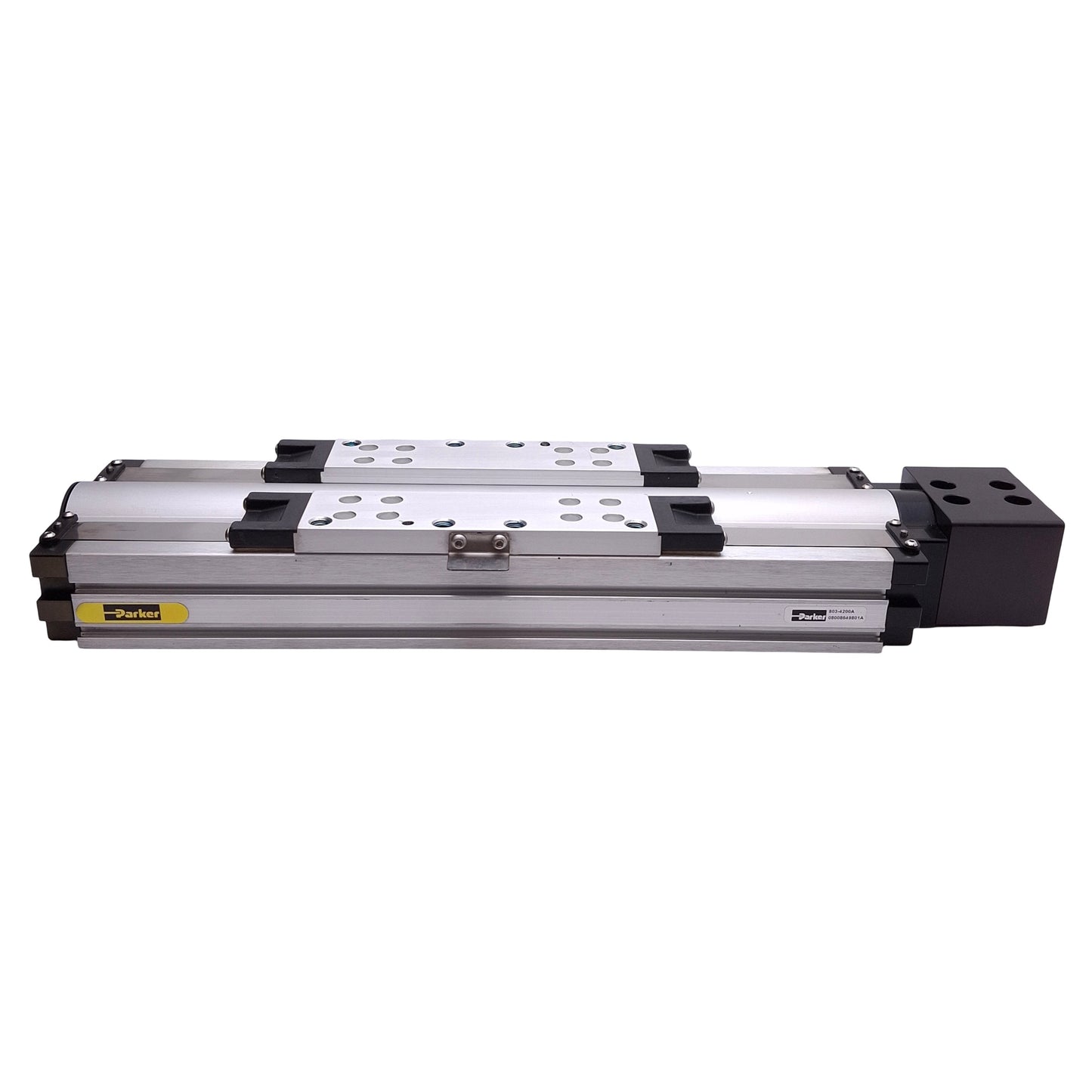 Used Parker 404100XRMSD2H1L1C1M2 Linear Actuator, 5mm Lead, 100mm Travel, SM 16