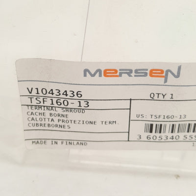 New Mersen TSF160-13 Fusible Disconnect Terminal Shroud, 1-Pole, 160A