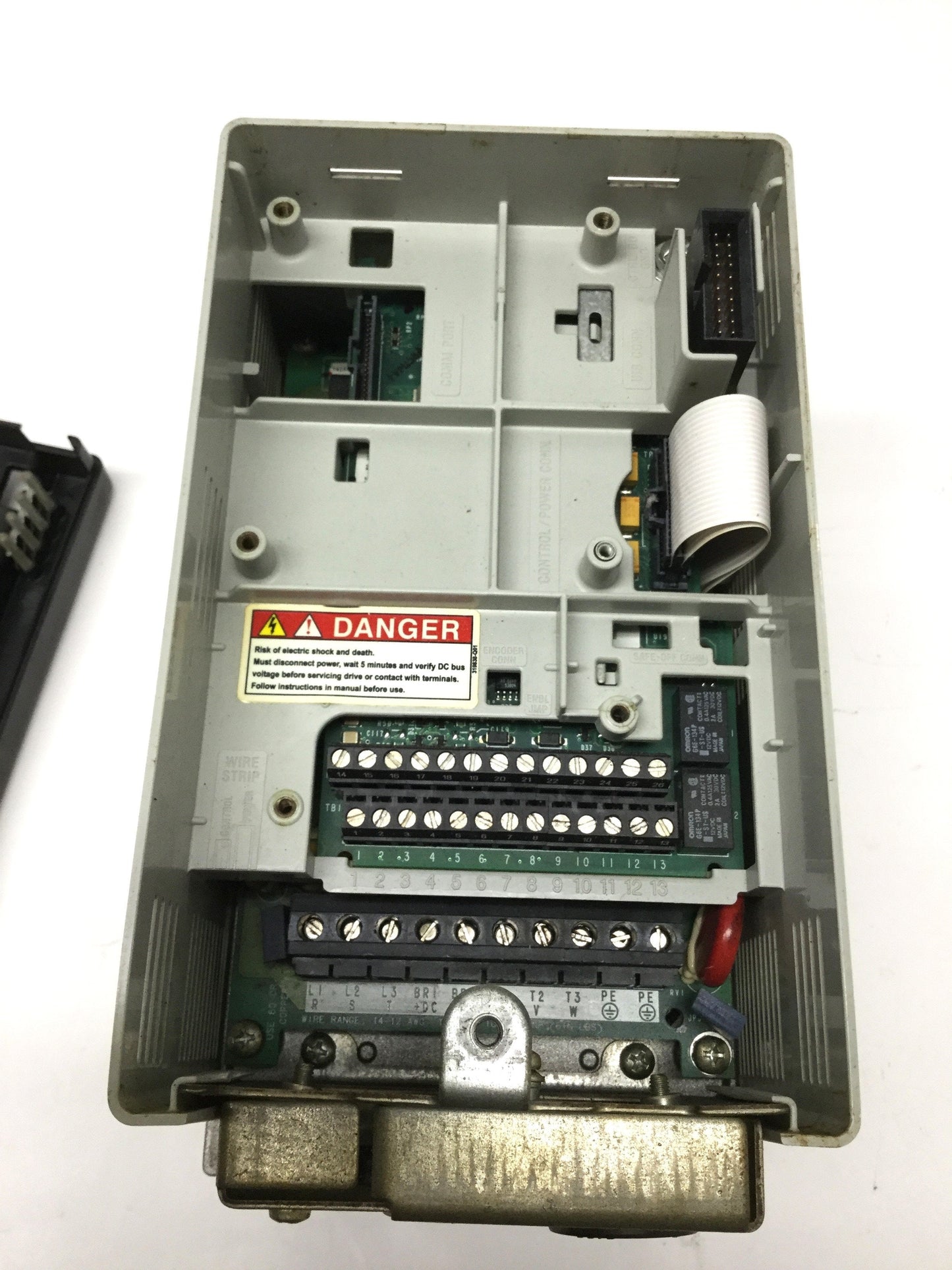 Used Allen Bradley 20A-E-1P7 PowerFlex 70 AC Variable Frequency Drive VFD 1HP 600V 3Ø