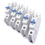 Used Lot of 5 Allen Bradley 1489-A1C050 Circuit Breakers, 1-Pole, 5A, 277VAC/48VDC