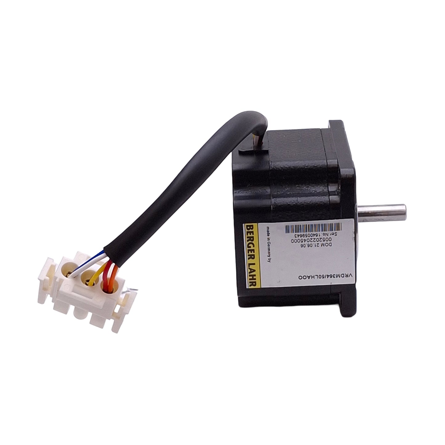 Used Berger Lahr VRDM364/50HLAOO Stepper Motor, 3Ø 28.3VAC 5.2A, 0.45Nm, NEMA 23