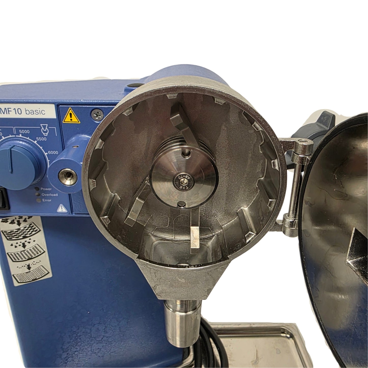 Used IKA MF 10 B S1 Micro Fine Grinder Drive With MF 10.2 Impact Grinding Head 120VAC