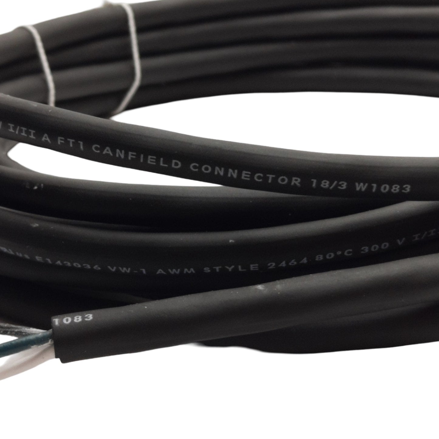 New Canfield Connectors CP-5J6F4-000-US0A-010 Solenoid Cable, 18mm DIN A, 2+DG