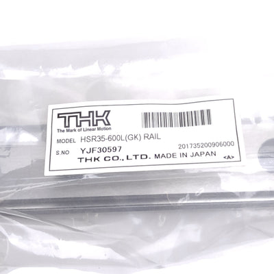 New THK HSR35-600L(GK) Linear Motion Rail Guide, 600x35mm Rail, 80mm Pitch