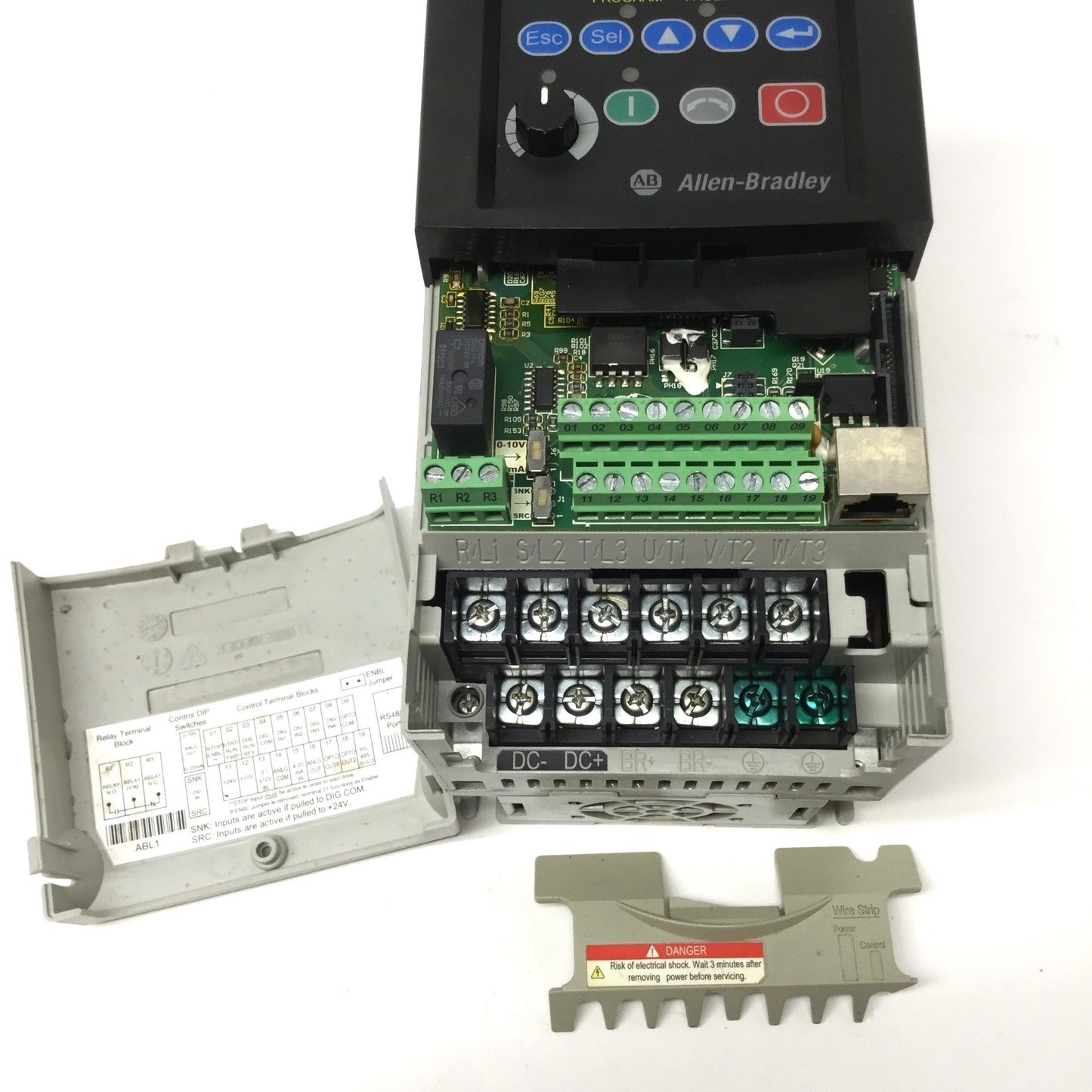 Used Allen Bradley 22B-E3P0N104 PowerFlex 40 AC Variable Frequency Drive 2HP 600V 3Ø