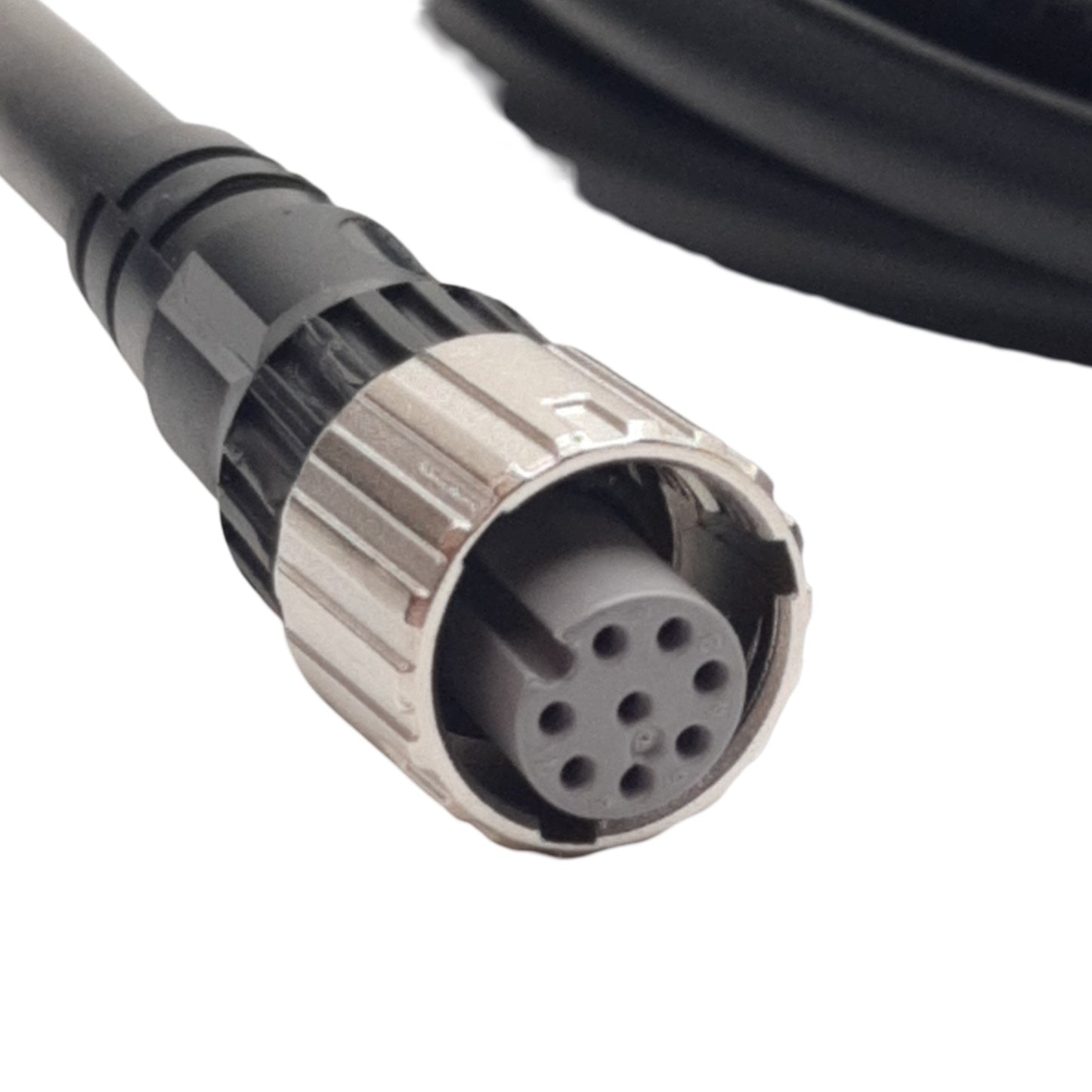 New Omron F39-JG3A-D Cordset, M12 8-Pin Straight Female to 8-Wire Flying Leads, 3m