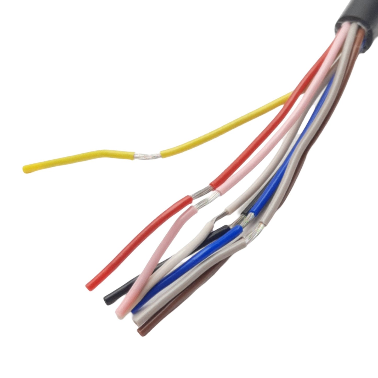 New Omron F39-JG3A-D Cordset, M12 8-Pin Straight Female to 8-Wire Flying Leads, 3m