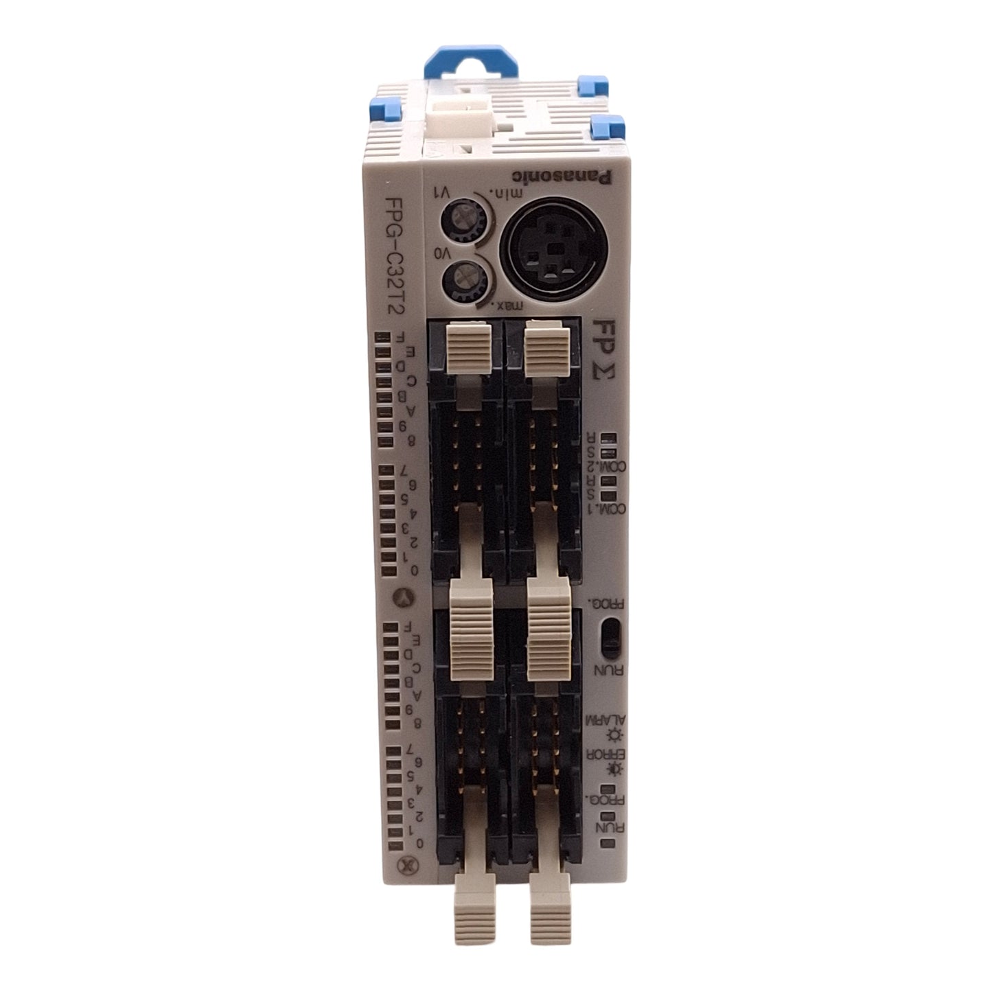 Used Panasonic FPG-C32T2 FP Sigma Series PLC Control Unit, 16 I/O, 24VDC, DIN Rail