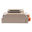 Used SMC VVQC2000-3A-1-N11 D-Side End Plate Assembly For VQC2000 Manifold, ø3/8in P2C