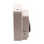 Used SMC VVQC2000-3A-1-N11 D-Side End Plate Assembly For VQC2000 Manifold, ø3/8in P2C