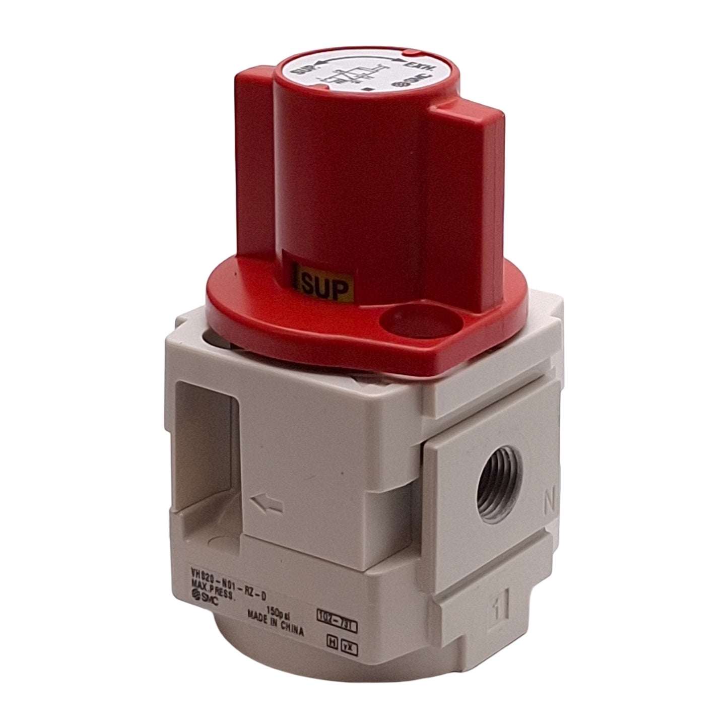 New SMC VHS20-N01-RZ-D Pneumatic Pressure Relief Valve, 3-Port, 150PSI, 1/8in NPT