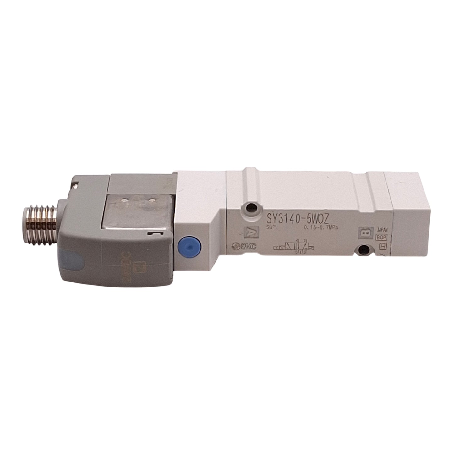 New SMC SY3140-5WOZ Solenoid Valve, 2-Position Single, 0.7MPa, M8 3-Pin, 24VDC Coil