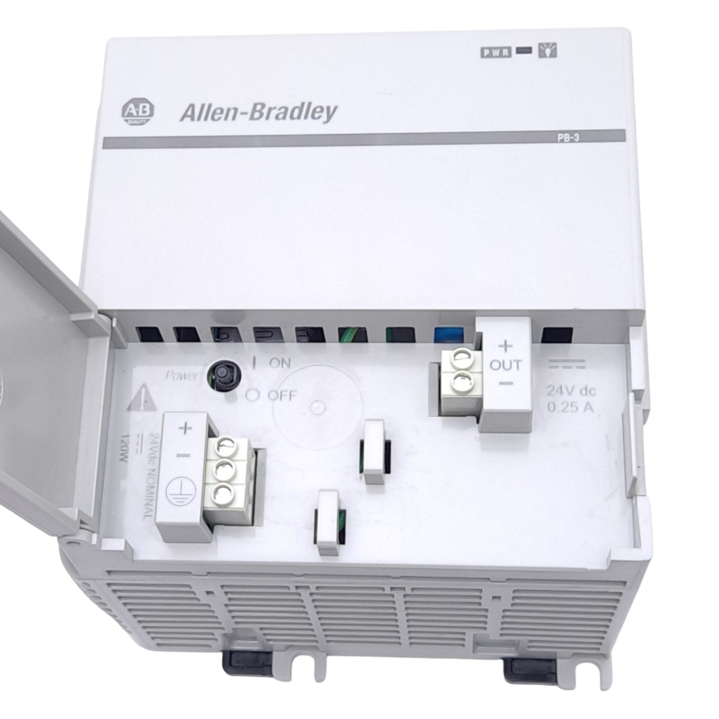 Used Allen Bradley 1768-PB3 A CompactLogix PLC Power Supply, 24VDC 7.15A In, 90W Out