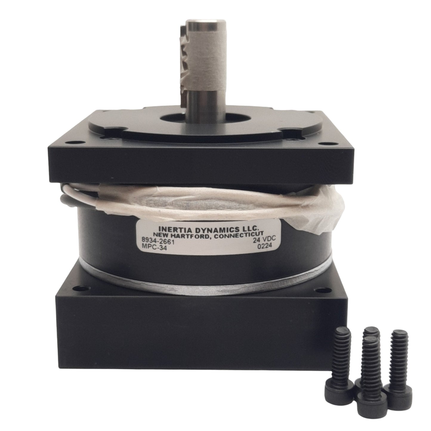 New Inertia Dynamics 8934-2661 Double C-Face Power-Off Brake, ø1/2 Bore/Shaft, 24VDC