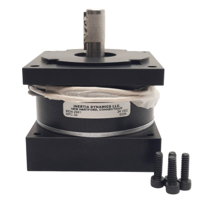 New Inertia Dynamics 8934-2661 Double C-Face Power-Off Brake, ø1/2 Bore/Shaft, 24VDC