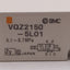 Used SMC VQZ2150-5LO1 Solenoid Valve, 2-Position Single, 0.1-0.7MPa, 24VDC Coil