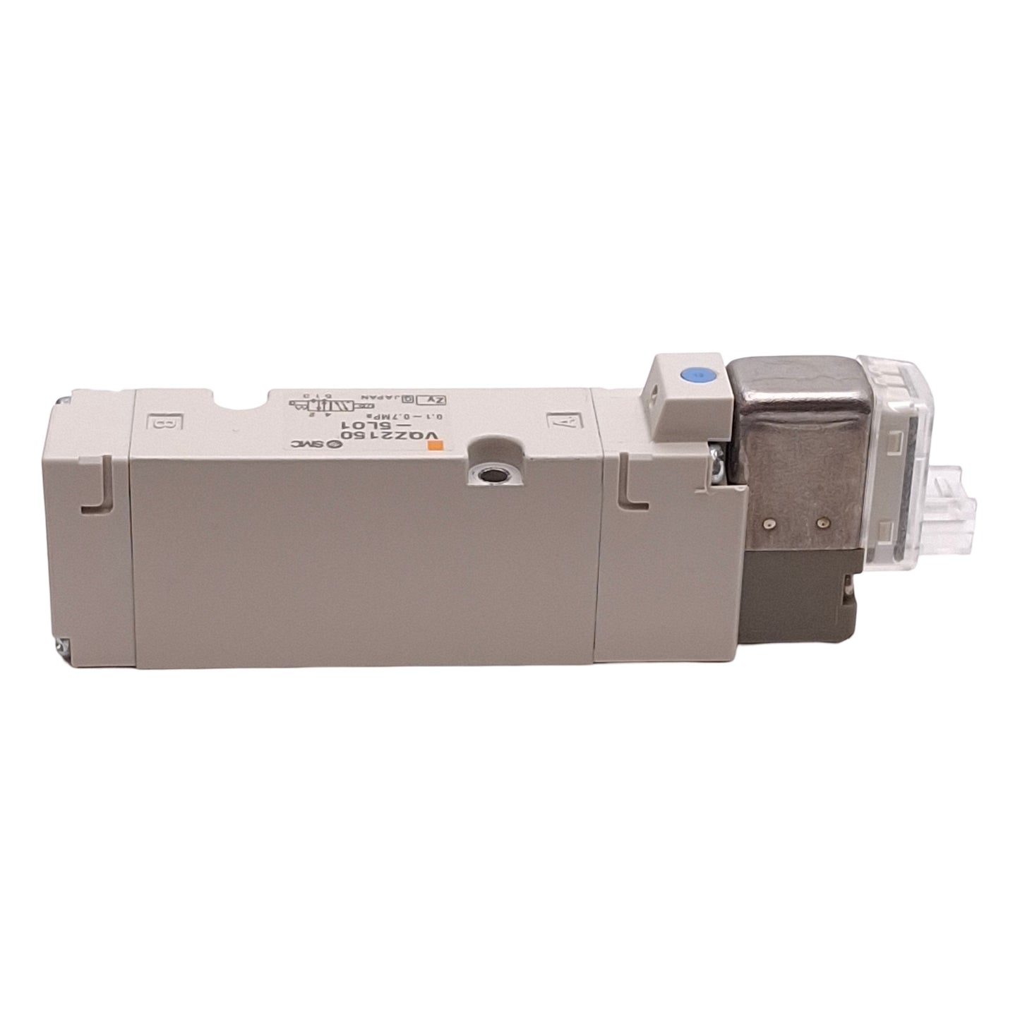 Used SMC VQZ2150-5LO1 Solenoid Valve, 2-Position Single, 0.1-0.7MPa, 24VDC Coil
