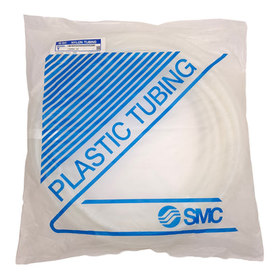 New SMC T1209W-20 White Nylon Tubing, ø12mm OD, ø9mm ID, 1.0MPa @ 60°C, 20m Long
