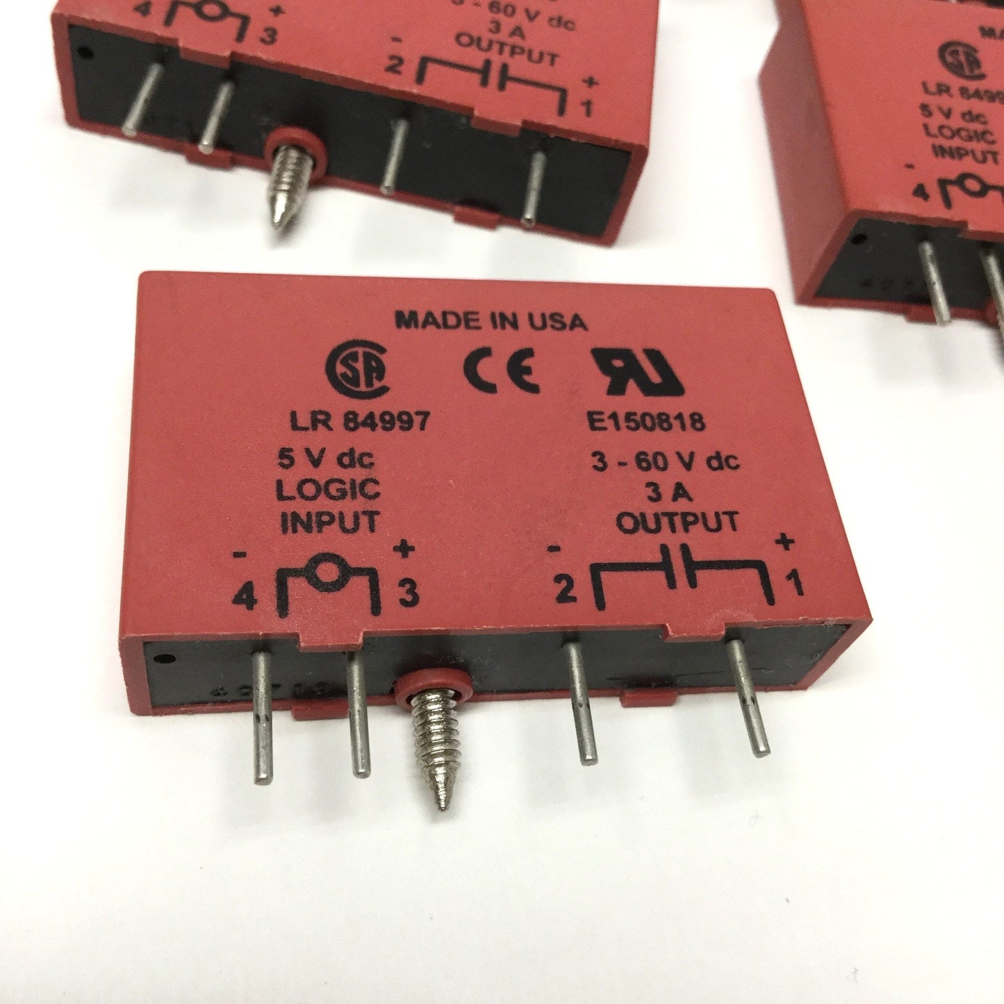 Used Lot of 7 WRC 1781-OB5S Solid State Relays, 5VDC Logic Input, 3-60VDC 3A Output