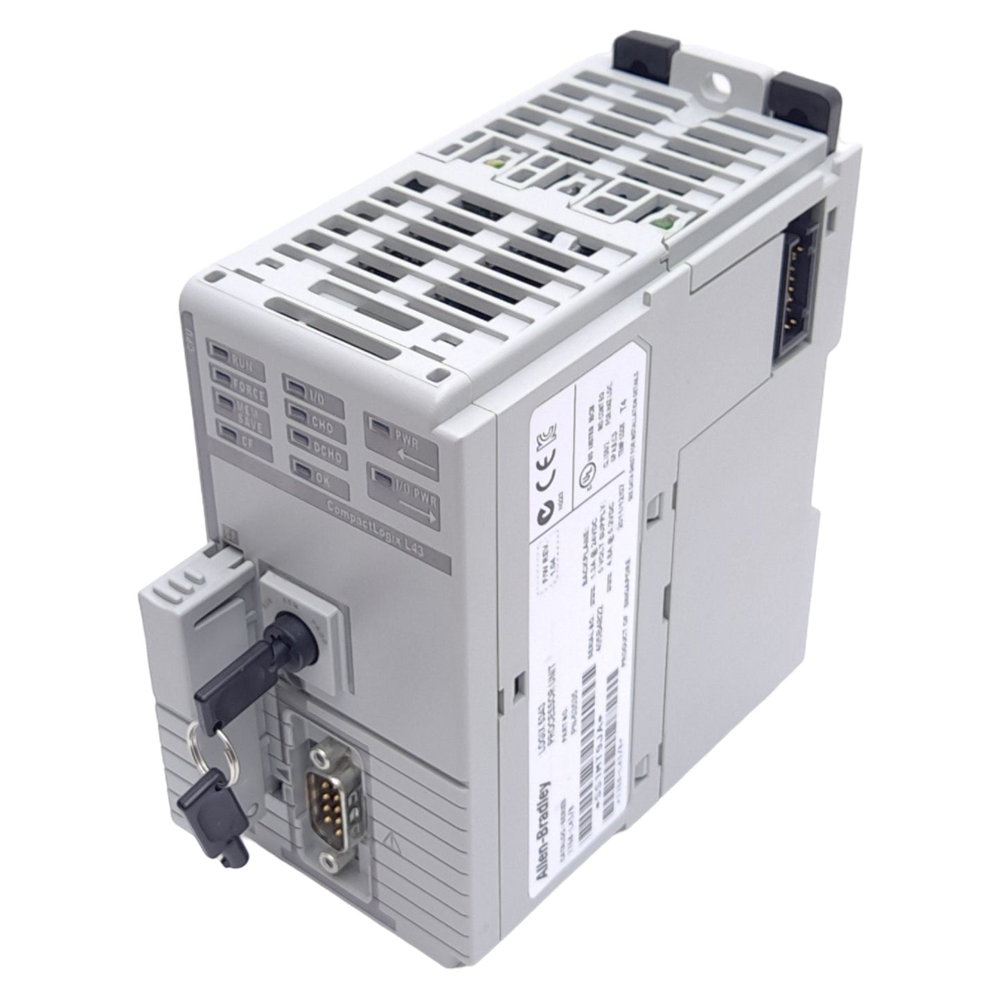 Used Allen Bradley 1768-L43/B 53535 CompactLogix PLC Processor, 2MB Memory, 24VDC