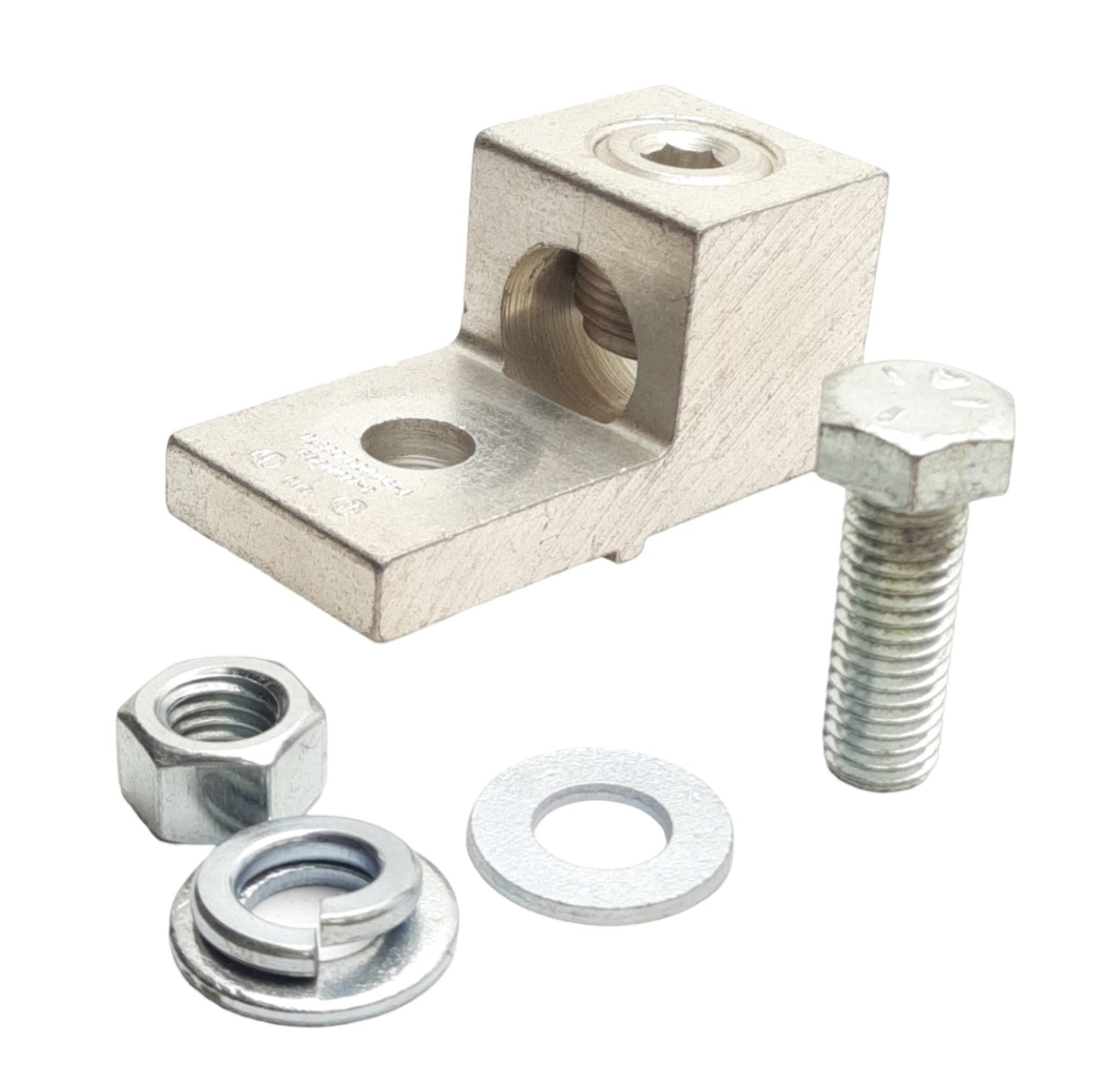 New Lot of 5 Ilsco D2446-1 Connection Lug Terminal Block, 1 Pole, 600MCM - 2 CU9