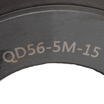 New B&B QD56-5M-15 Timing Pulley, 15mm Width, 3.509in Pitch, ø1.9in Bore, 56 Teeth