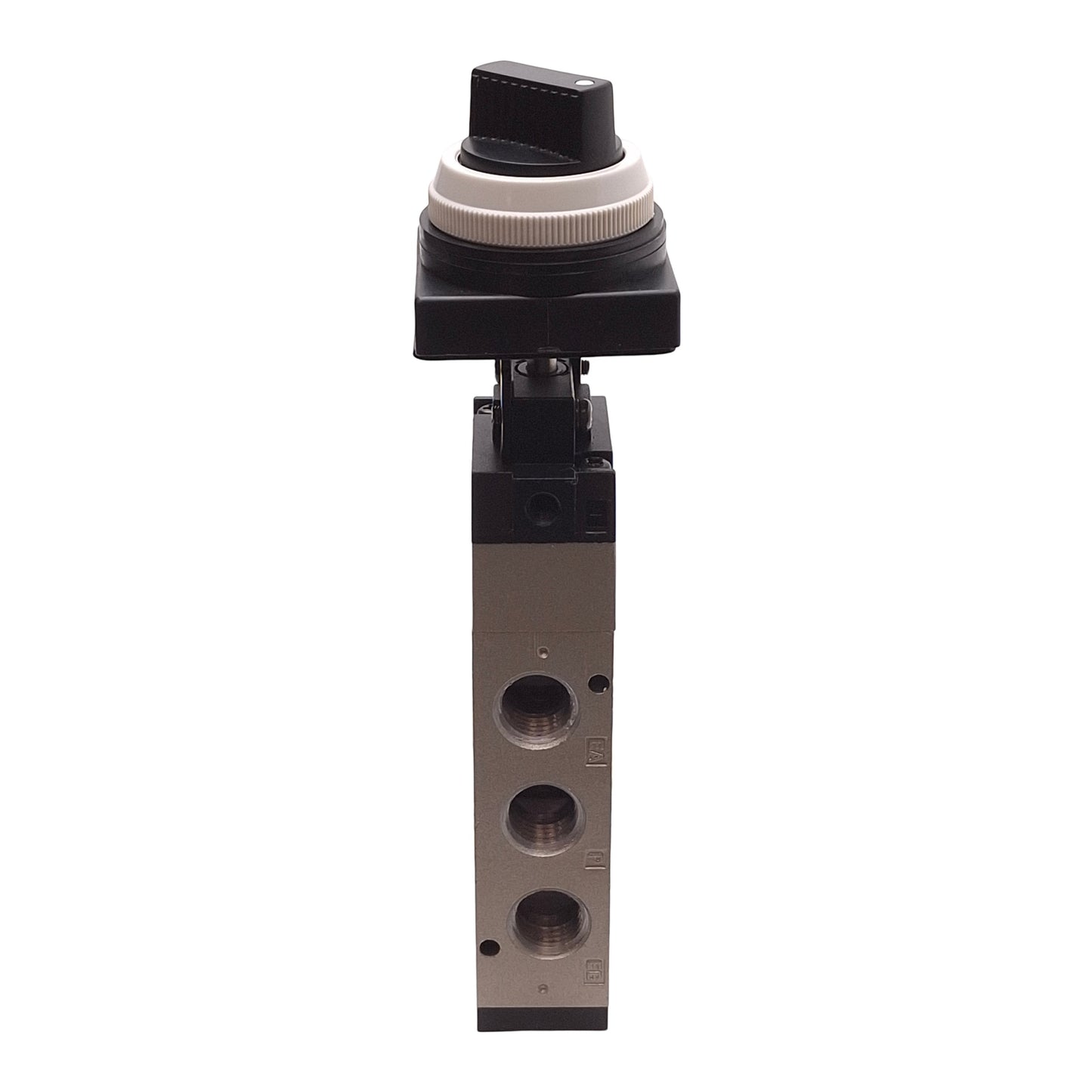 Used SMC NVFM250-N02-34B Mechanical Valve, 90° Selector, 5-Port, 15-150PSIG, 1/4NPT