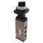 Used SMC NVFM250-N02-34B Mechanical Valve, 90° Selector, 5-Port, 15-150PSIG, 1/4NPT