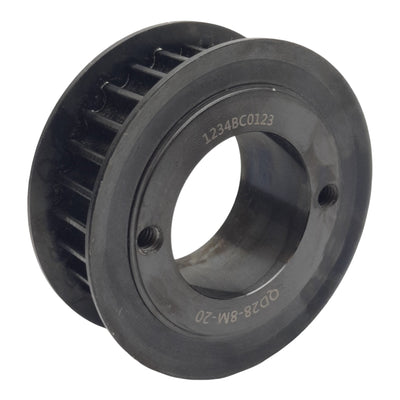 New B&B QD28-8M-20 Timing Pulley 20mm Width 2.807in Pitch, ø1.55in Bore, 28 Teeth