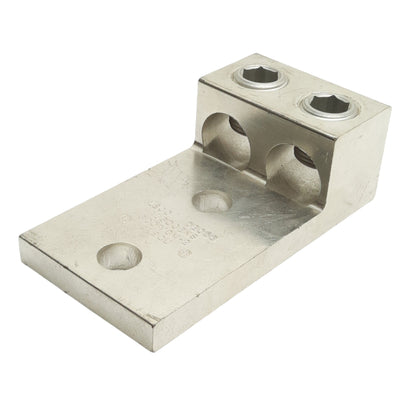New Ilsco AU6002NS Mechanical Lug 1-Pole 2-Conductor, Conductor Range: 600-2