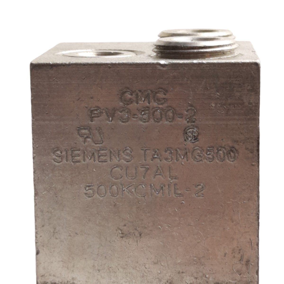 Used Siemens TA3MG500 Circuit Breaker Lugs, 3-Hole, For 200-800A MG Frame Breakers