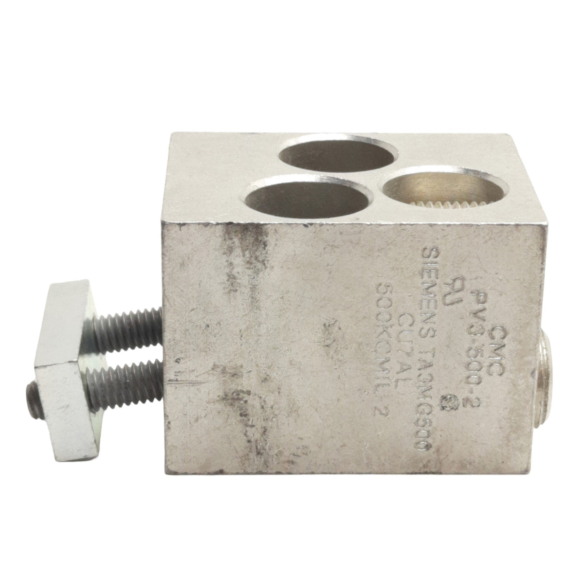 Used Siemens TA3MG500 Circuit Breaker Lugs, 3-Hole, For 200-800A MG Frame Breakers