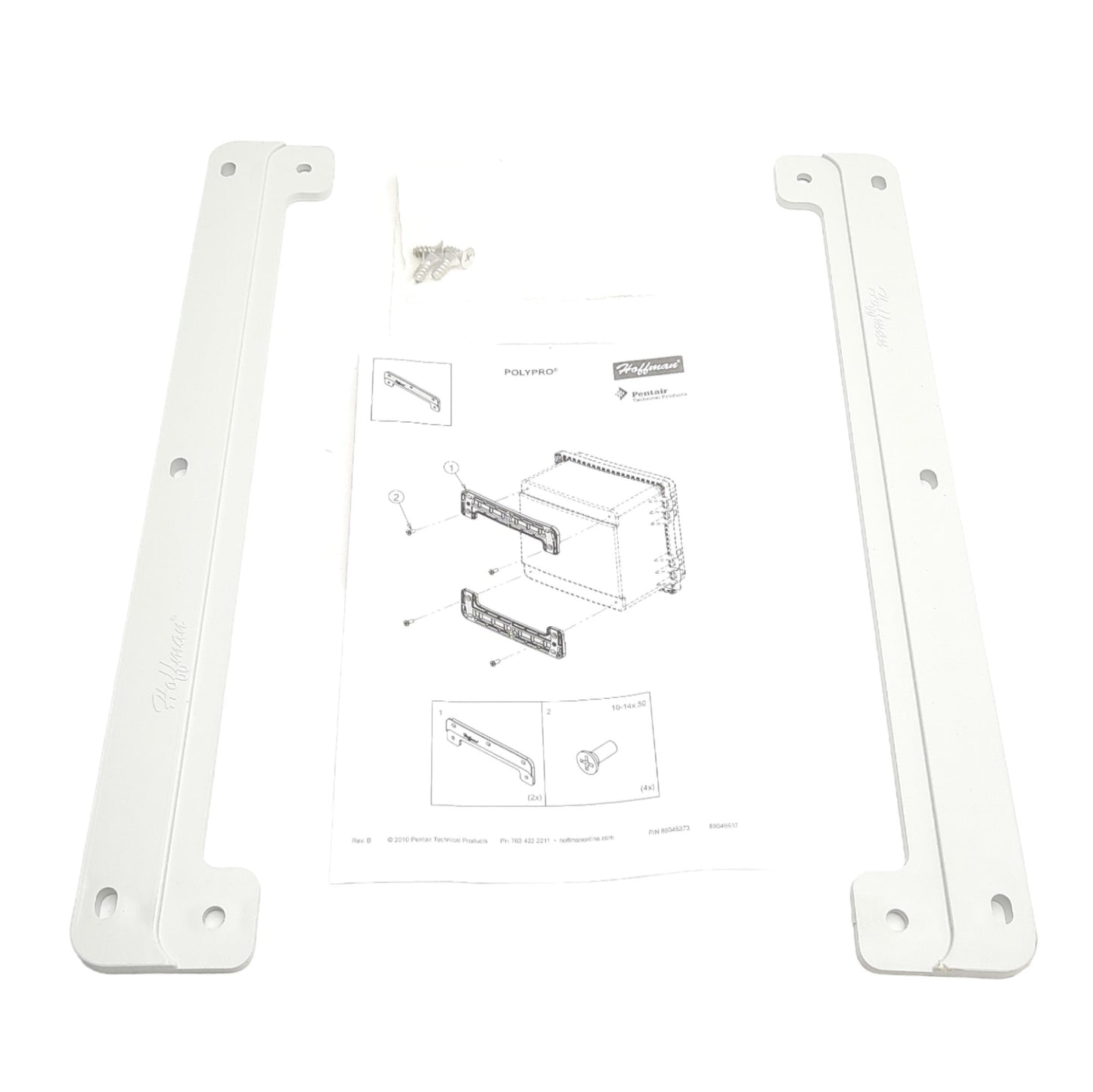 New nVent Hoffman APLOYFT14 PolyPro Mounting Bracket Kit, Fits 14in Enclosure