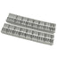 Used Lot of 50 Wago 264-321 Center Terminal Blocks, 2-Conductor, 1-Pole, 600V 20A