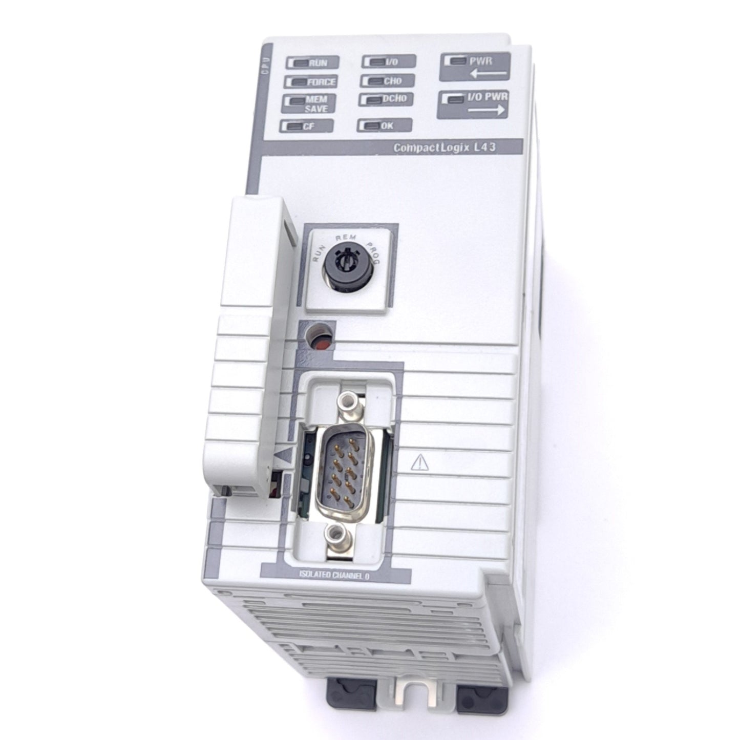 Used Allen Bradley 1768-L43/A 96491472 CompactLogix PLC Processor, 24VDC, 2MB, No Key