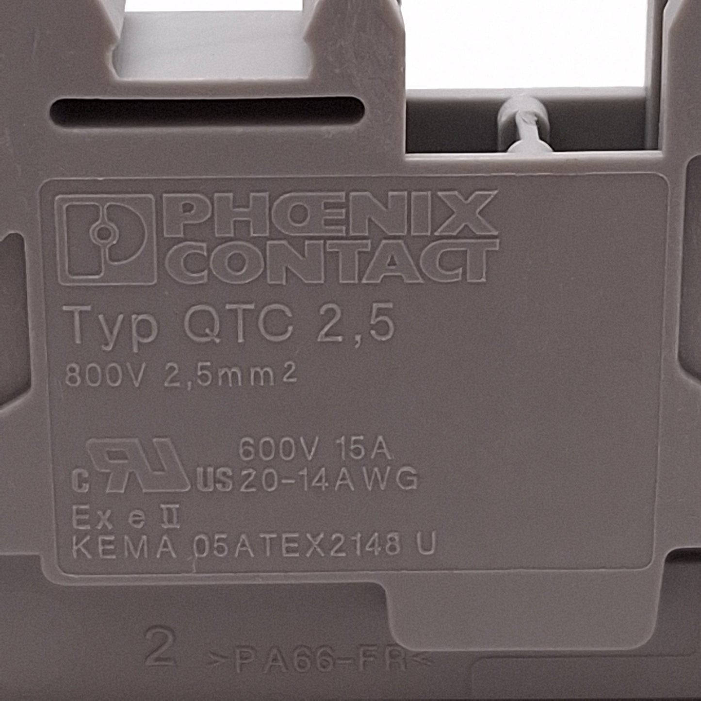 Used Lot of 40 Phoenix Contact 3206416 Feed-Through Terminal Block, 800V 24A DIN Rail