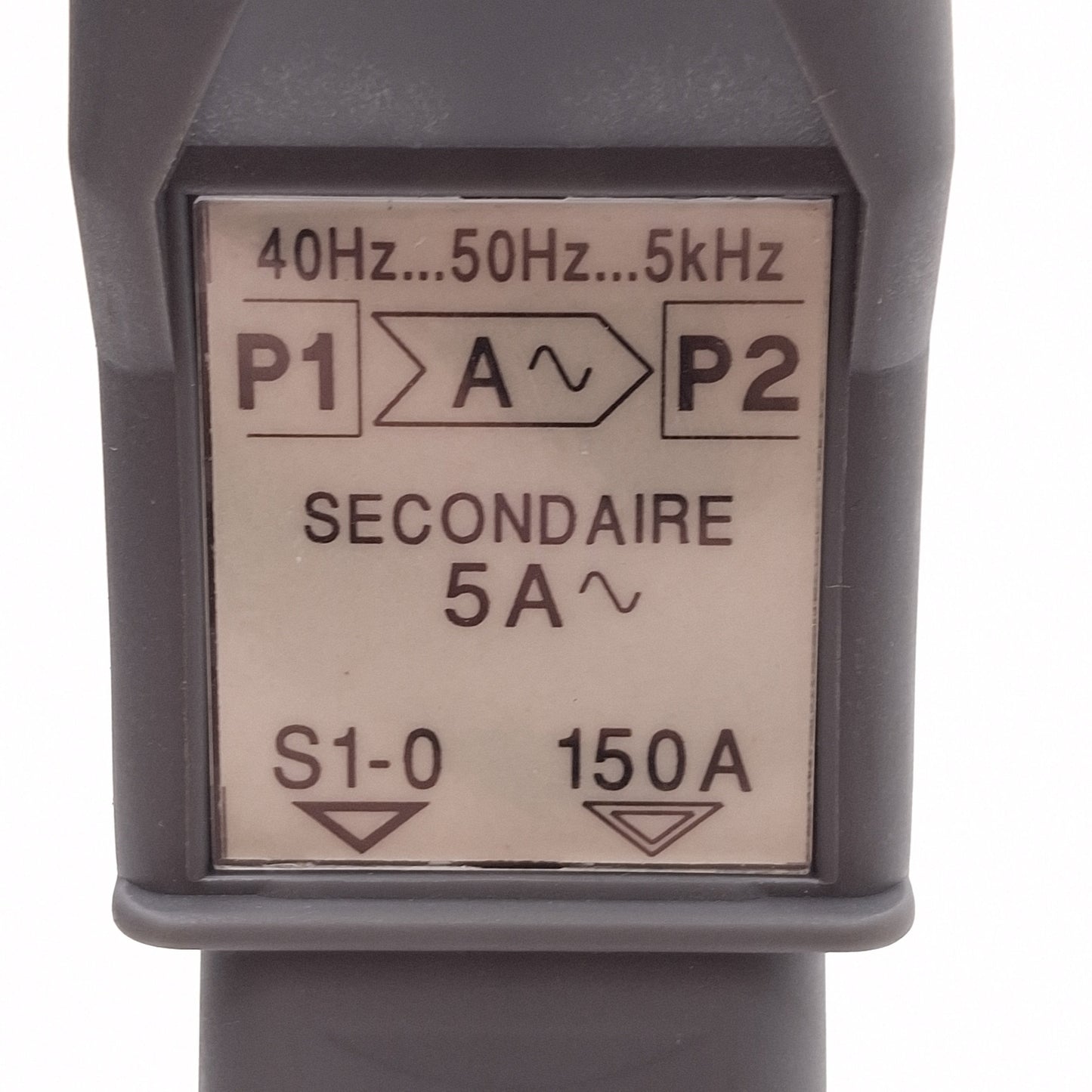 Used Aya S-3-600-5 AC Clamp-On Current Transformer, ø50mm, 600VAC 150A, 5AAC Output