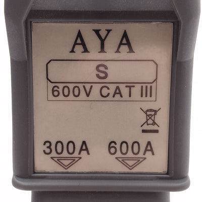 Used Aya S-3-600-5 AC Clamp-On Current Transformer, ø50mm, 600VAC 150A, 5AAC Output
