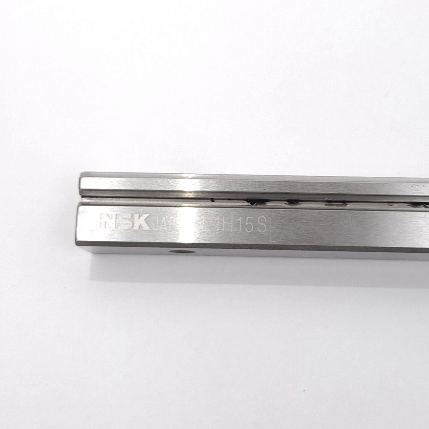 Used NSK L1H15S-400L Linear Motion Guide Rail, 400mm Length, 15mm Width, 60mm Pitch