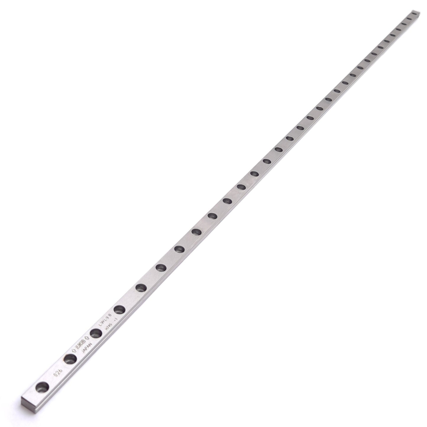 Used IKO LWL 9 R640 B Linear Motion Guide Rail, 640mm Length, 9mm Width, 20mm Pitch