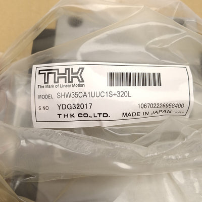 New THK SHW35CA1UUC1S+320L Linear Guide Assembly, 320mm Rail, 107x120mm Carriage
